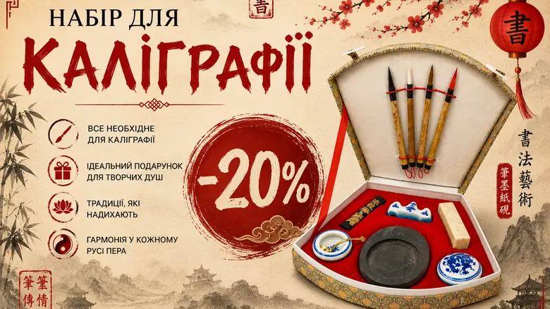 Набір для каліграфії зі знижкою