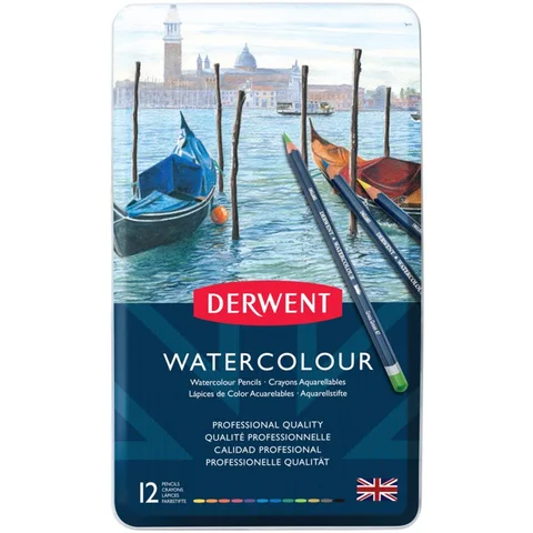 Акварельні олівці Watercolour 12кол Derwent — Photo 2