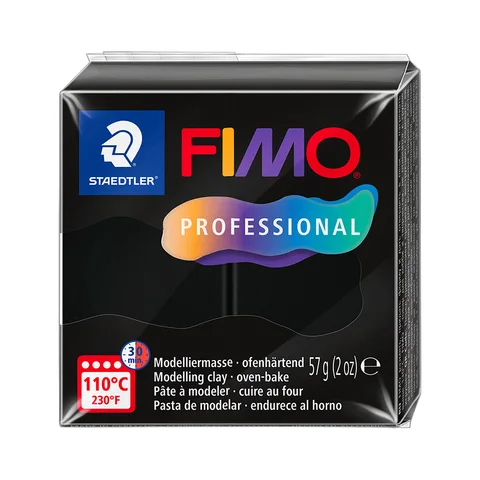 Пластика Professional чорна 57г Fimo — Photo 2