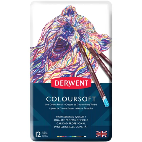Кольорові олівці Coloursoft 12кол Derwent — Photo 6