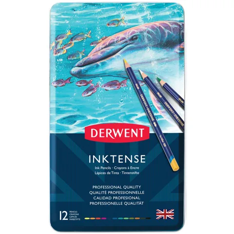 Чорнильні олівці Inktense 12кол Derwent — Photo 6