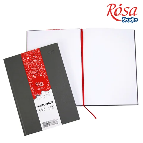 Блокнот A4 (21х29,7см) 100г/м2 96л сірий ROSA Studio — Photo 7
