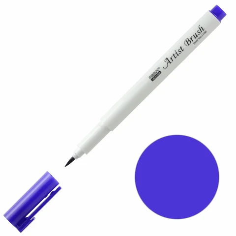 Маркер-пензель Artist Brush Королівський синій 1100 Marvy — Photo 1