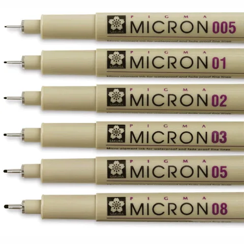Набір лайнерів PIGMA Micron 6шт Sakura — Photo 3