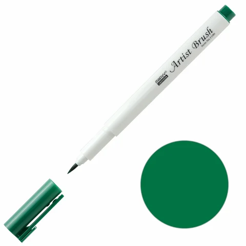 Маркер-пензель Artist Brush Зелений 1100 Marvy — Photo 1