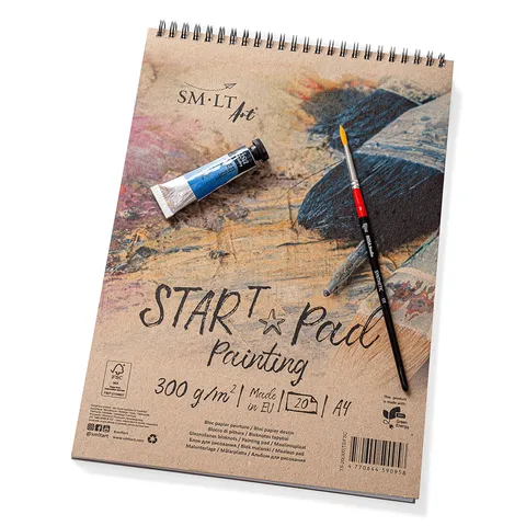 Альбом на спіралі STAR T (mixed media) А4 300г/м2 20л SM-LT Art — Photo 3