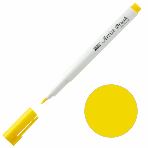 Маркер-пензель Artist Brush Жовтий 1100 Marvy — Photo 1