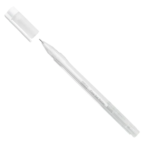 Ручка для паперу Біла гелева Extra Fine 0,7мм 550G Marvy — Photo 6