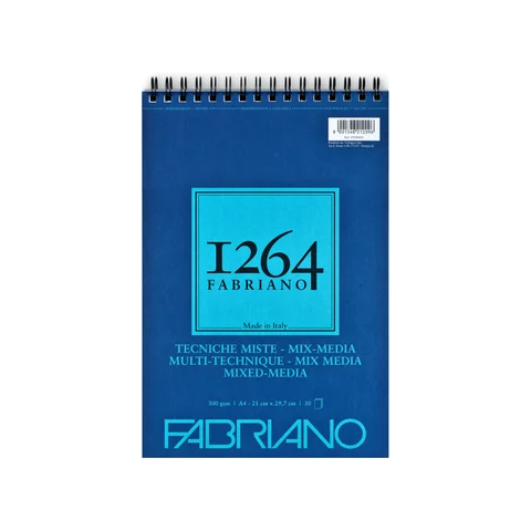 Альбом на спіралі Mix Media 1264 300г/м2 30л Fabriano — Photo 3