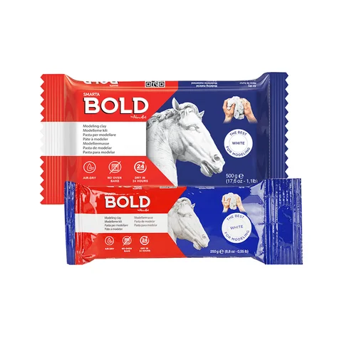 Маса для моделювання Bold біла самозастигаюча Smarta — Photo 3