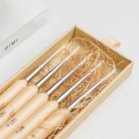 Набір пензлів HIMI 5 шт., лайнер Detail Painting Brush Set — Photo 19