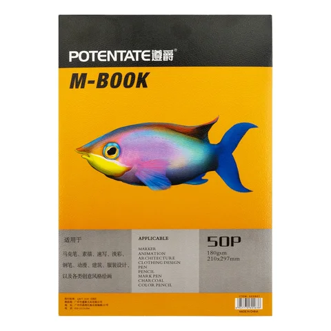 Склейка для рисунку Bristol M-Book Potentate А4, 180 г/м², 50 арк — Photo 2