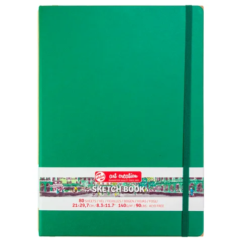 Блокнот для графіки Talens Art Creation А4 140г/м2 80л Forest Green Royal Talens — Photo 4
