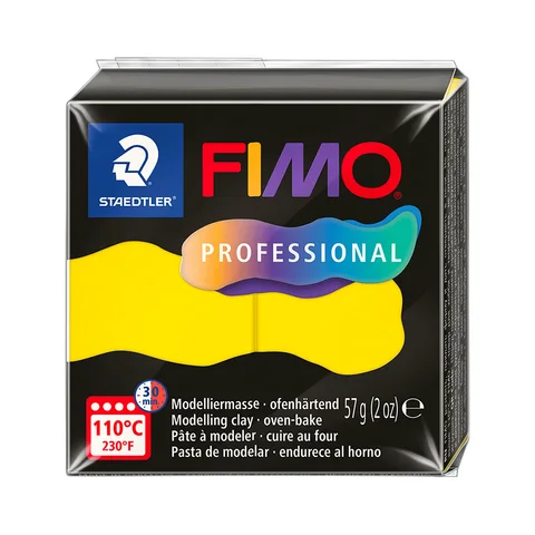Пластика Professional жовта 57г Fimo — Photo 4