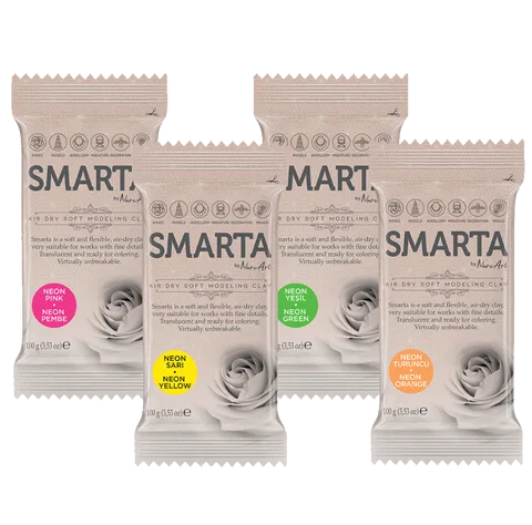 Пластика самозастигаюча Неонова 100 г Smarta — Photo 2