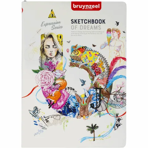 Блокнот Sketch/Notebook 140 г/м2 21×29,7 см 80 л білий Bruynzeel — Photo 2