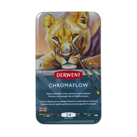 Кольорові олівці Colour Chromaflow 24 шт Derwent — Photo 5