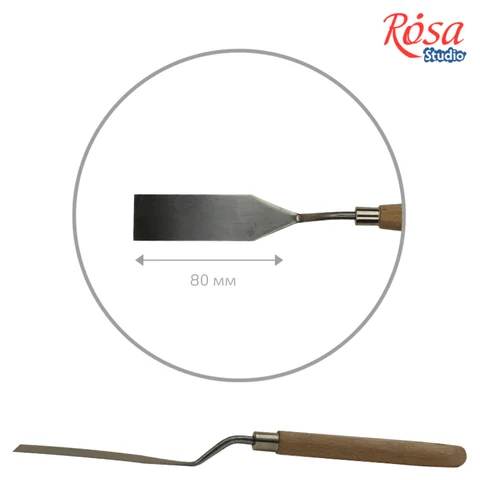 Мастихін ROSA Studio 11919 прямокутний довжина 8см ст.код1007 — Photo 4