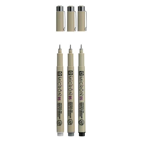 Набір лінерів PIGMA MICRON 05 BASIC 3кол, Sakura — Photo 5