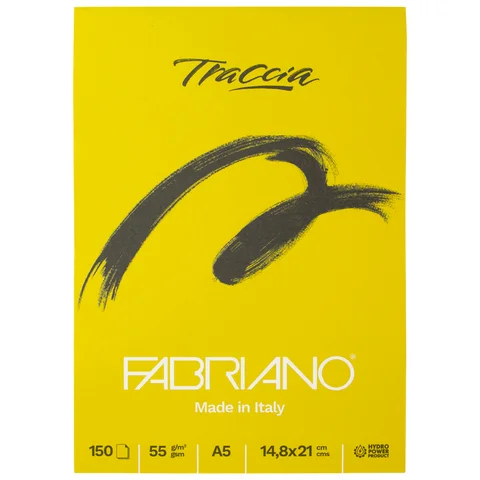 Блок паперу для графіки та каліграфії TRACCIA А5 55г/м2 150 л Fabriano — Photo 23
