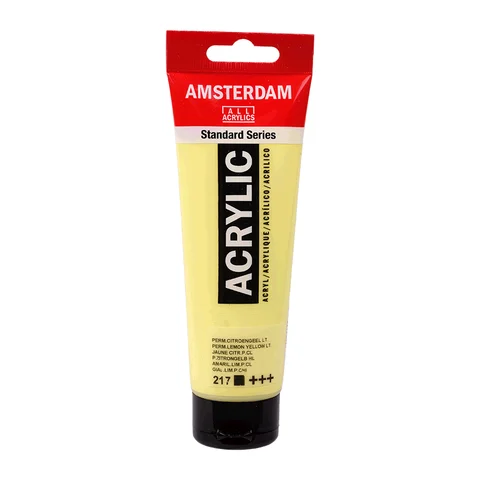 Фарба акрилова AMSTERDAM (217) Перм. Жовтий лимонний світлий 120 мл Royal Talens — Photo 2