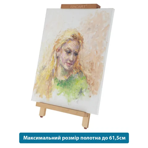 Мольберт настільний SINOART, 26x29x40(70) см, висота полотна до 65 см, бук — Photo 10
