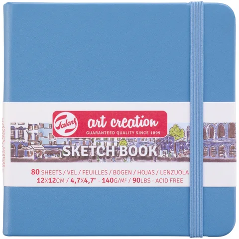 Блокнот для графіки Talens Art Creation 12х12 см 140г/м2 80л Lake Blue Royal Talens — Photo 3