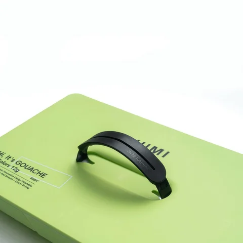 Набір гуашевих фарб HIMI Twin Cup 72x12 мл, пенал зелений яблуко — Photo 12