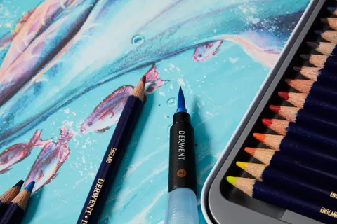 Чорнильні олівці Inktense 24кол Derwent — Photo 9