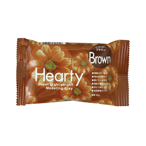 Пластика самозастигаюча Hearty Коричнева 50г Padico — Photo 6