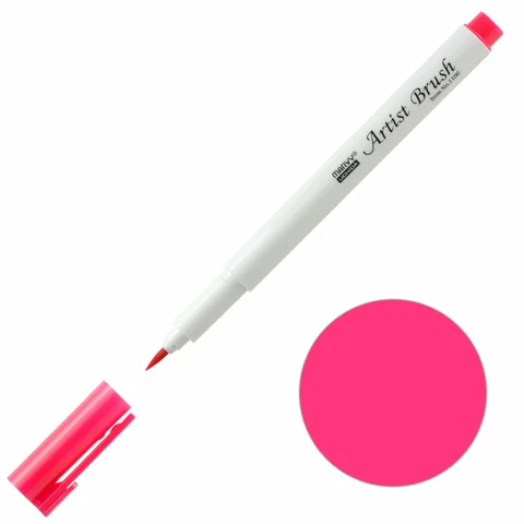 Маркер-пензель Artist Brush Насичений рожевий 1100 Marvy — Photo 1