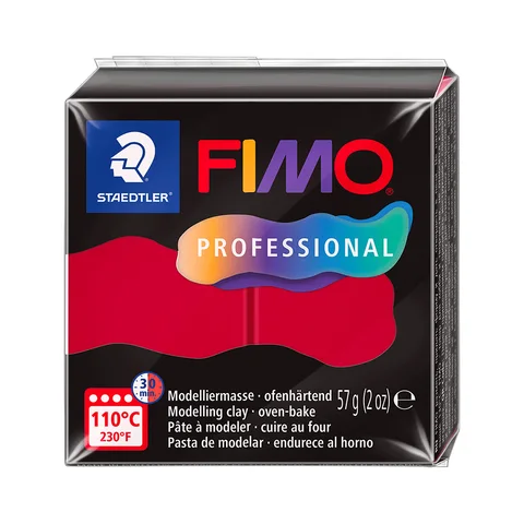 Пластика Professional кармінова 57г Fimo — Photo 2