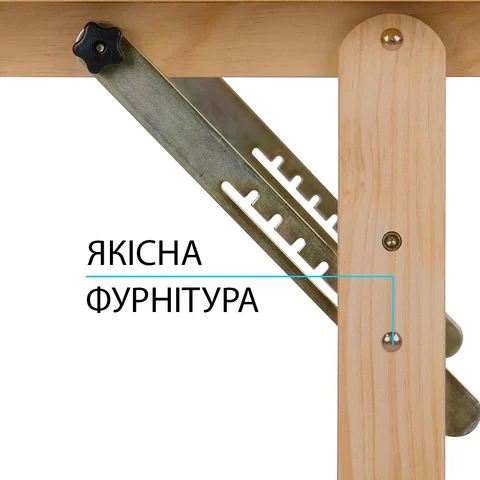 Дерев'яний художній, креслярський стіл 6061, 90х71х75см, висота 95см MEEDEN — Photo 16