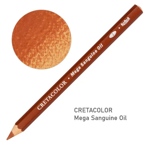 Олівець для рисунку MEGA Сангіна олійна Cretacolor — Photo 4