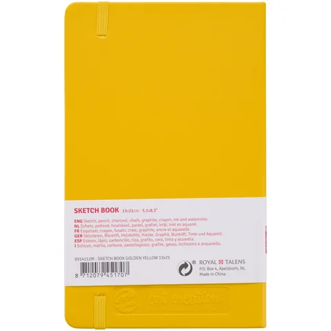 Блокнот для графіки Talens Art Creation А5 (13х21см) 140г/м2 80л Golden Yellow Royal Talens — Photo 4