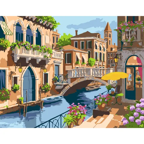 Картина за номерами „Sunny Morning. Venice“ 35×45см ROSA START — Photo 2