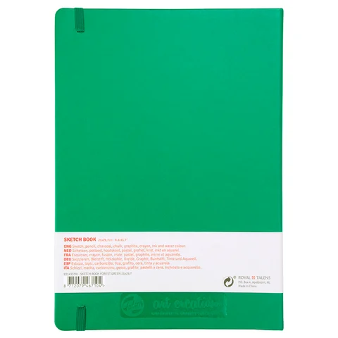 Блокнот для графіки Talens Art Creation А4 140г/м2 80л Forest Green Royal Talens — Photo 6