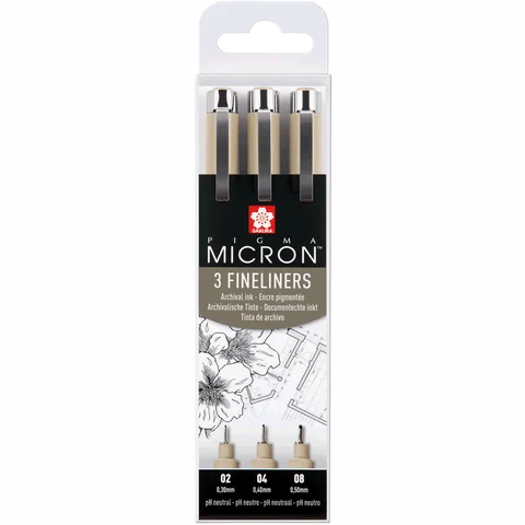 Набір лайнерів PIGMA Micron 3шт Sakura — Photo 2
