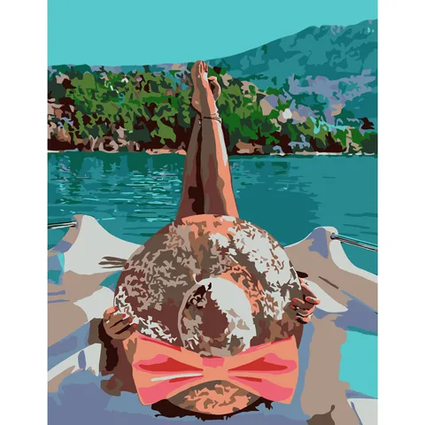 Картина за номерами „Relax“ 35×45см в коробці ROSA START — Photo 2