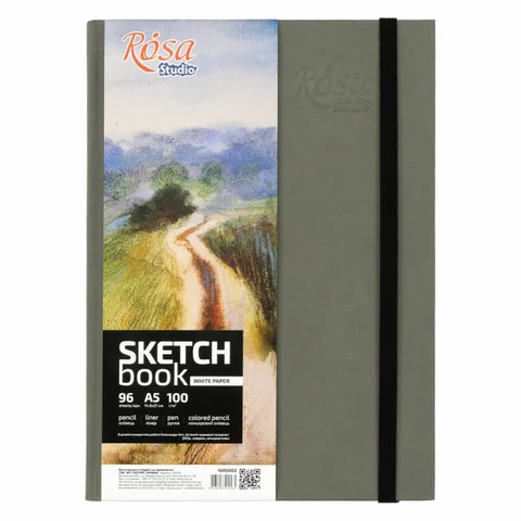 Блокнот 100г/м2 96л. сірий ROSA Studio — Photo 7