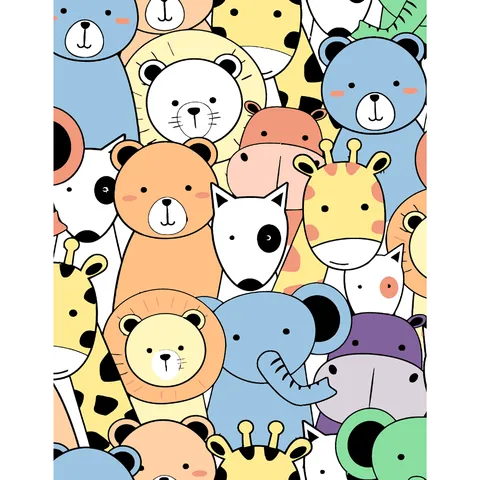 Картина за номерами „Funny Animals“ 35×45см ROSA START — Photo 2