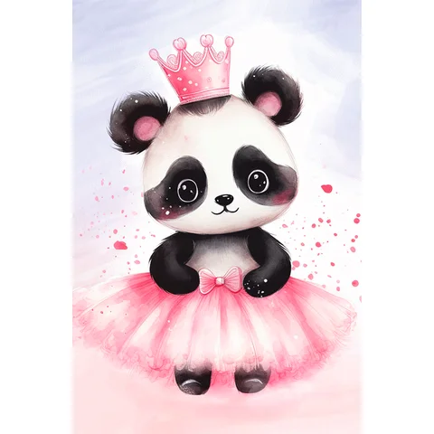 Полотно на ХДФ з контуром Little Princess 20×30 бавовна акрил Arteo — Photo 2