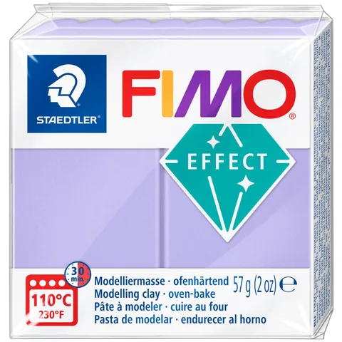Пластика для біжутерії Soft Бузкова пастельна 57г Fimo — Photo 4