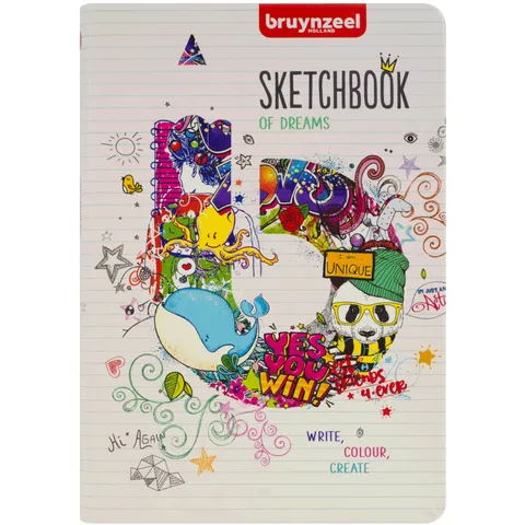 Блокнот у лінійку NOTEBOOK 13х21см 140г/м2 80л бежево-білий Bruynzeel — Photo 2