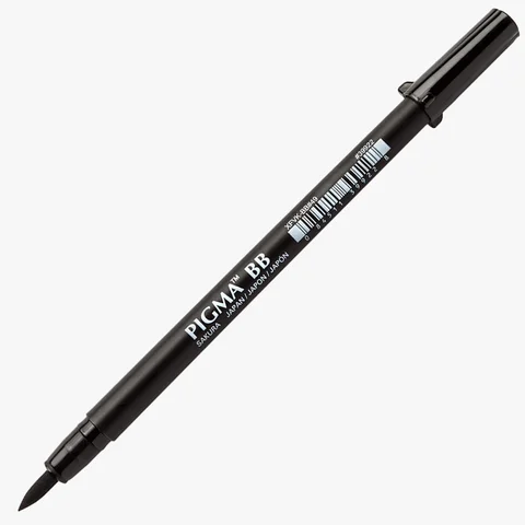 Лінер-ручка PIGMA PEN Brush HB Чорний Sakura — Photo 4