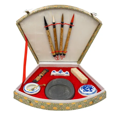 Набір для каліграфії (4 пензля + підставка туш) D.K.ART &amp; CRAFT — Photo 6