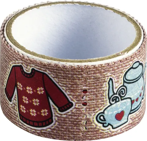 Паперовий скотч Love &amp; Peace 34мм х 2,4м Heyda — Photo 1