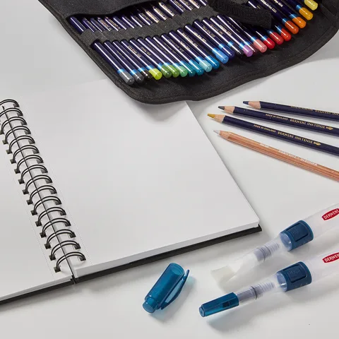 Пенал для олівців Pencil Wrap, чорний, Derwent — Photo 11