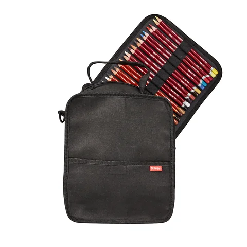 Сумка для олівців та графічних матеріалів Carry-All, чорна, Derwent — Photo 13