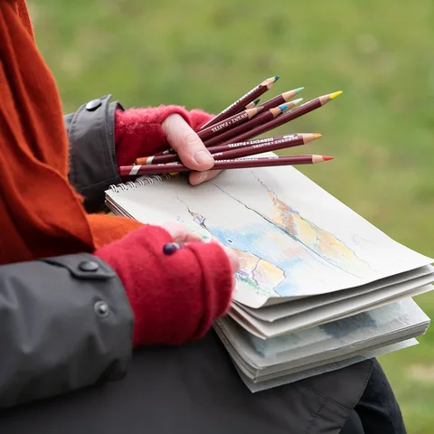 Пастельні олівці Pastel Pencils 6кол Derwent — Photo 3